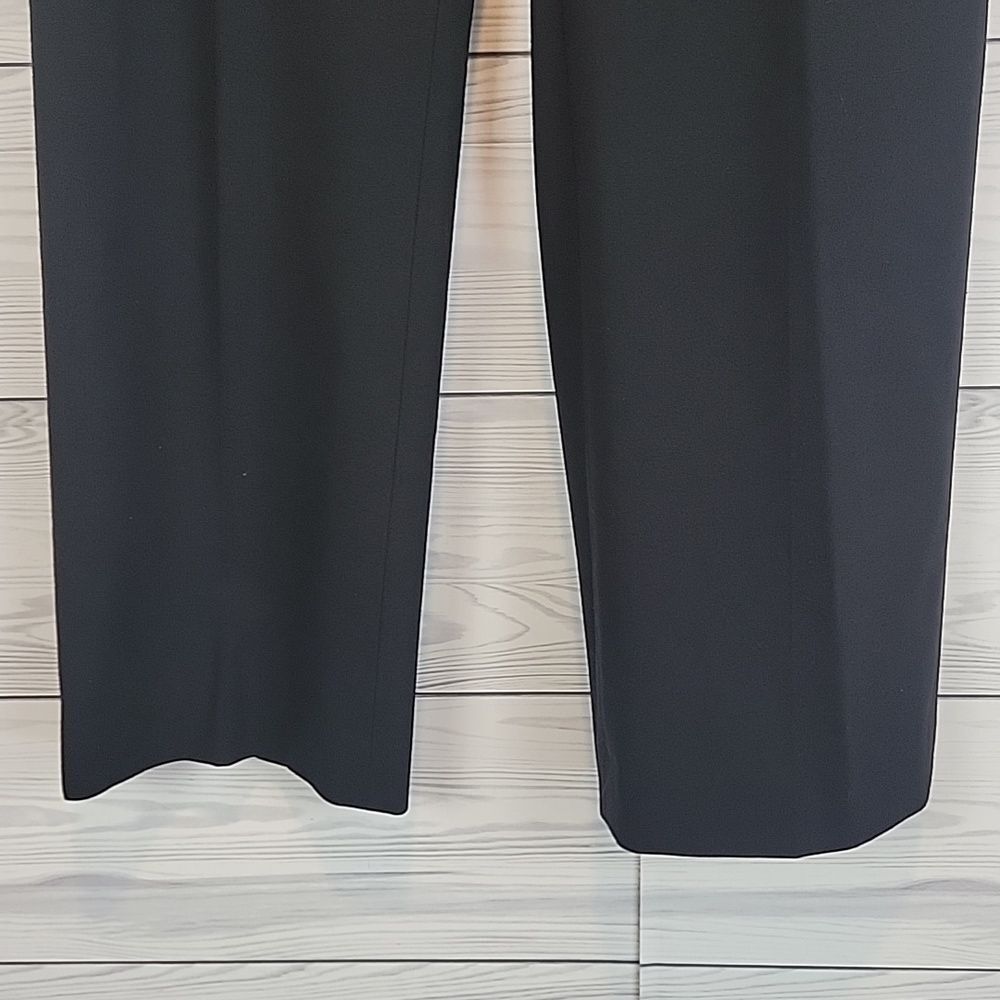 Emerson Rose Trousers Wide-leg Dress Pants - Black Womens Size 2 (Runs Big) - Picture 3 of 13